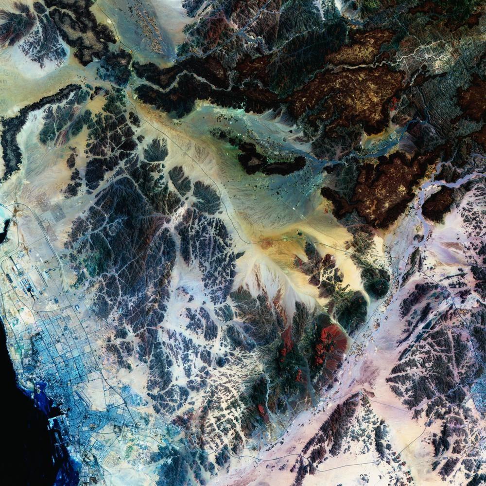 Le Meridien Jidda Exteriör bild Satellite image of the Great Artesian Basin